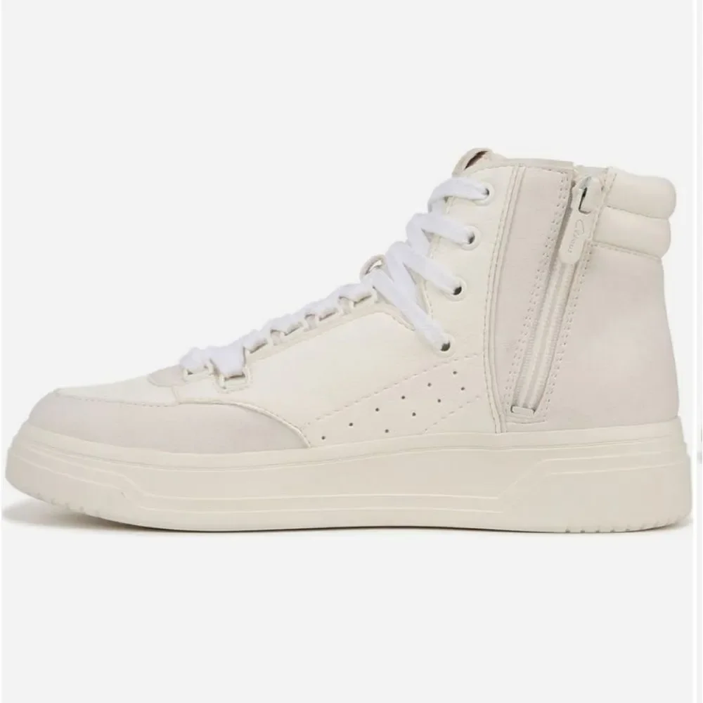 Cream High-Top Sneakers